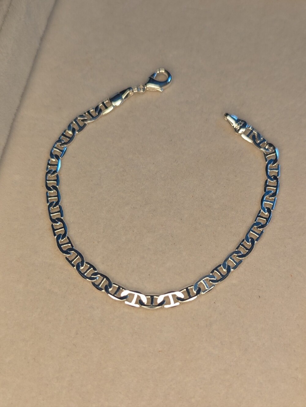 18k Brazilian Gold Filled Mariner 7.5" Bracelet - W082126-2